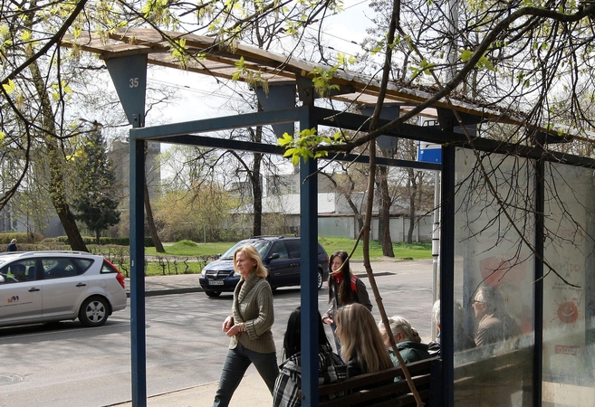 Pirmosios stotelių stoginės Kaune bus įrengtos šį rudenį