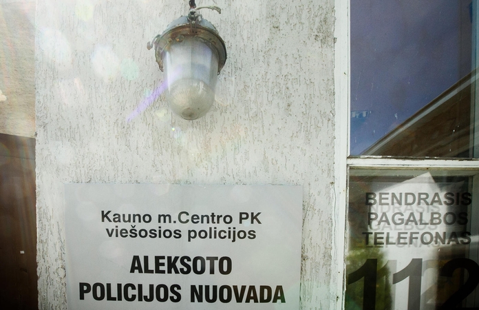 Į Aleksoto policiją atneštas sprogmuo sukėlė paniką