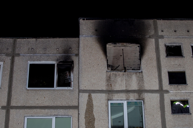 Tragedija Kaune: per gaisrą bute žuvo du žmonės 