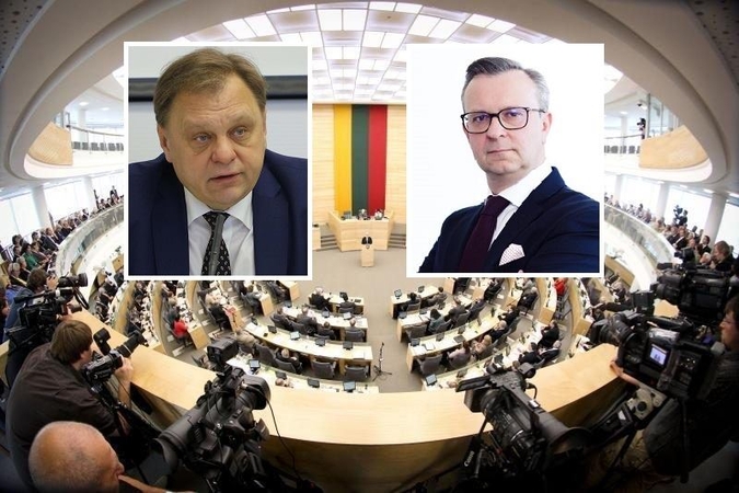 V. Sutkus (kairėje) ir M. Zalatorius