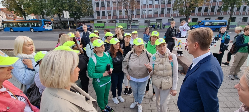 Klaipėdoje – gausus pedagogų streikas