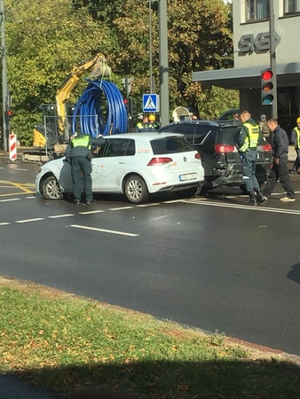 Į avarijas Kaune pateko du "CityBee" automobiliai