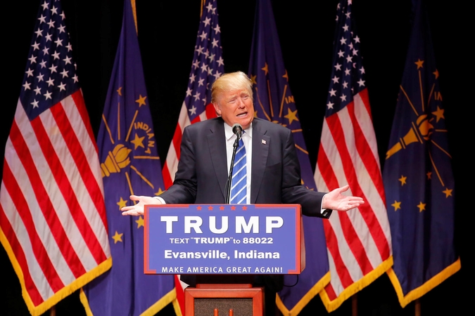 D. Trumpo paskyrimas respublikonų kandidatu – vis labiau įtikinamas