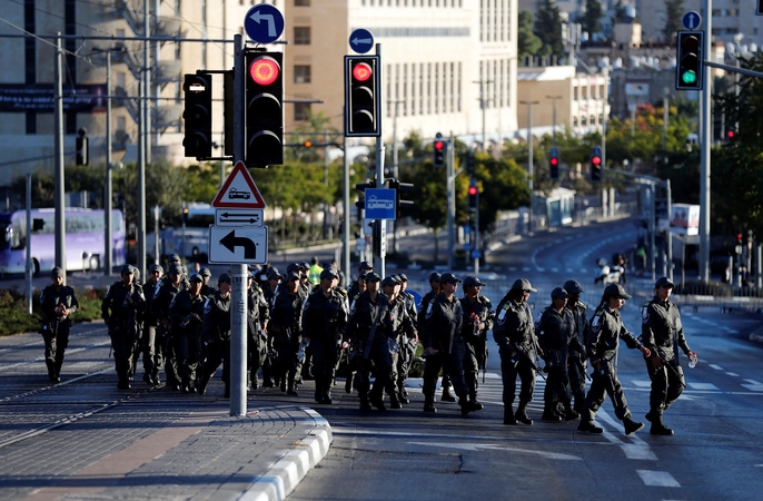 Izraelis šventės dienomis uždraudė įvažiavimą iš palestiniečių teritorijų