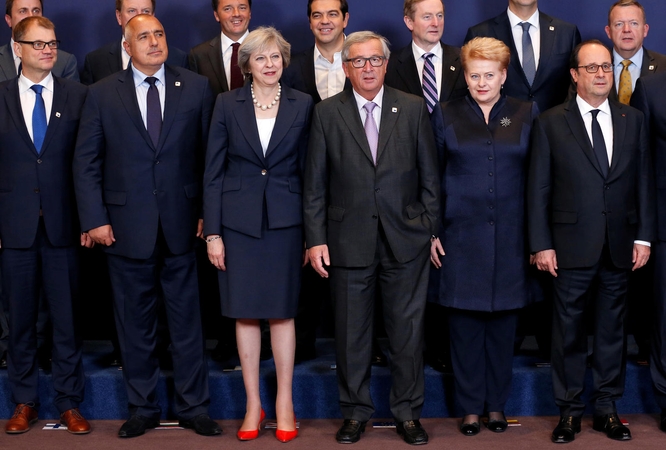 F. Hollande’as: Britanijai būtų sunku derėtis dėl kieto „Brexit“