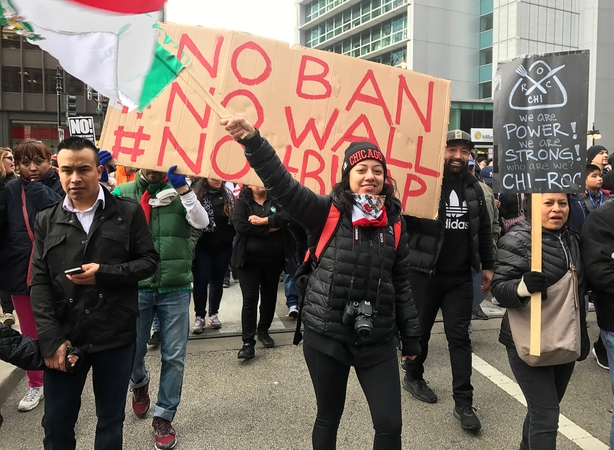JAV po akcijos „Diena be migranto“ darbo neteko daugiau nei 100 žmonių
