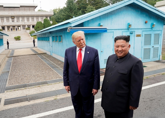 Donaldas Trumpas ir Kim Jong Unas