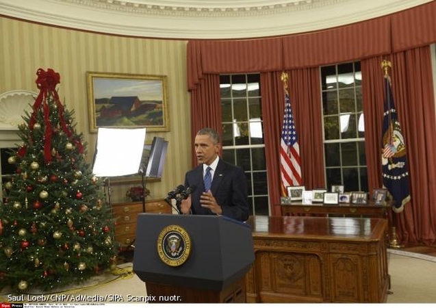 B. Obama paragino priešintis „ekstremistinei ideologijai“