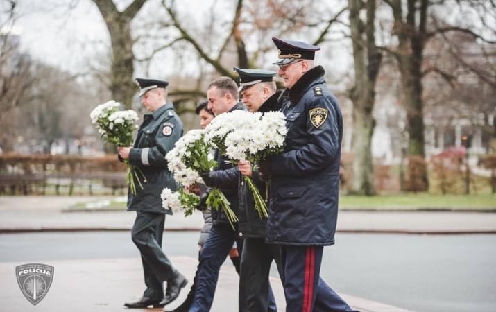 Pirmasis policijos generalinio komisaro užsienio vizitas – į Latviją