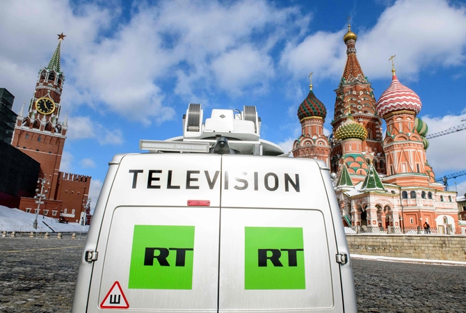 Vokietija uždraudė Rusijos televizijos RT transliacijas