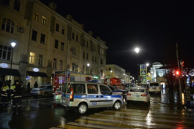 Maskvos centre sprogo nedidelės galios užtaisas 