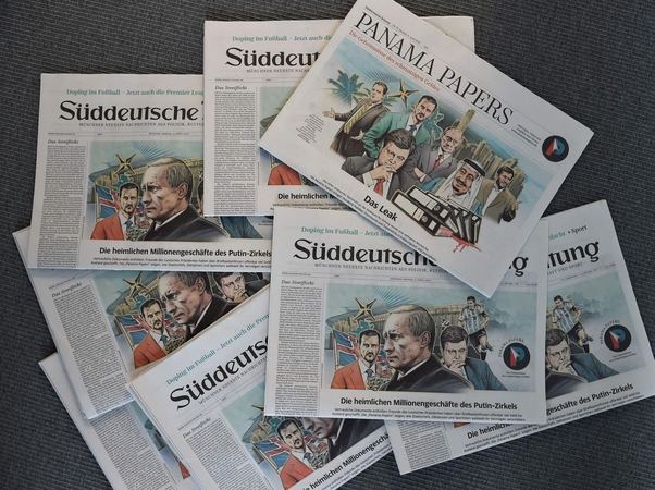 Vokietijos laikraštis neviešins visos „Panamos popierių“ medžiagos