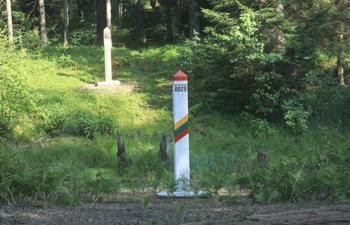 Estijos kariuomenės specialistai padeda Lietuvai saugoti sieną su Baltarusija