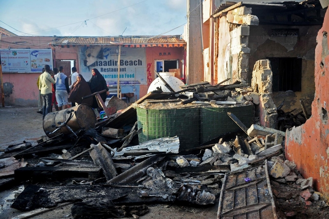 Somalyje per „al Shebab“ išpuolį žuvo mažiausiai 10 žmonių