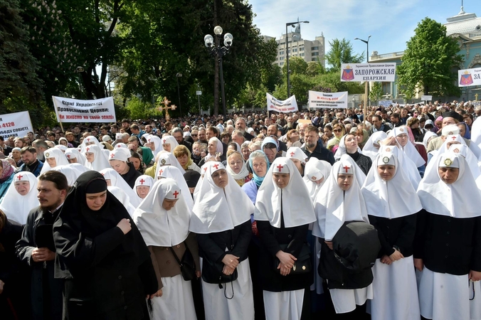 Rusijos Ortodoksų Bažnyčia perspėja dėl protestų Ukrainoje