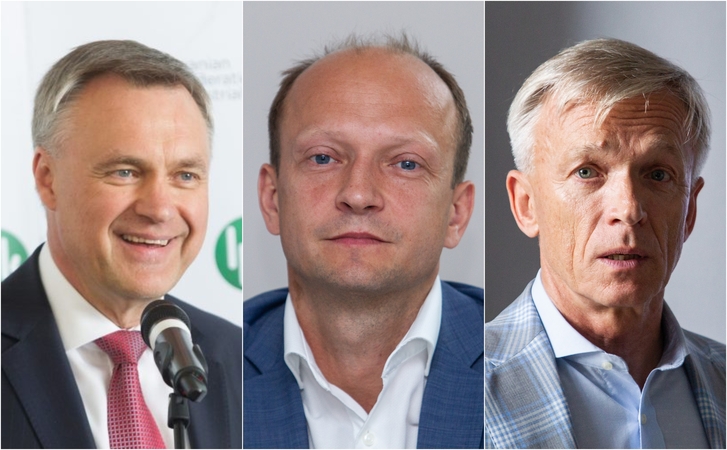 Iš kairės: R. Dargis, N. Mačiulis ir A. Avulis