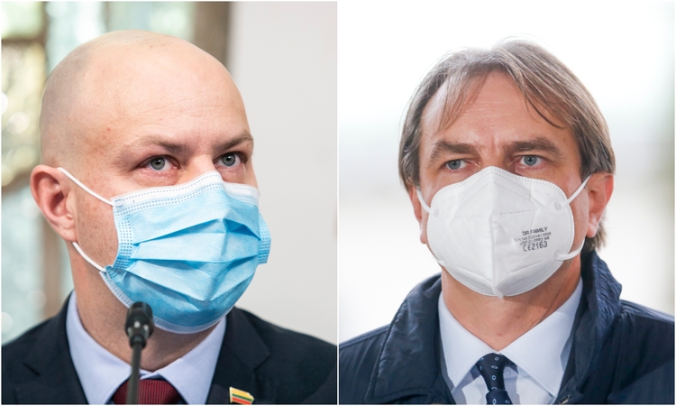Aurelijus Veryga (kairėje) ir Kęstutis Petrikonis