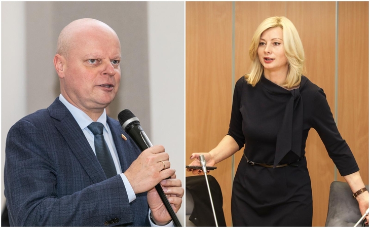 Saulius Skvernelis ir Rita Tamašunienė