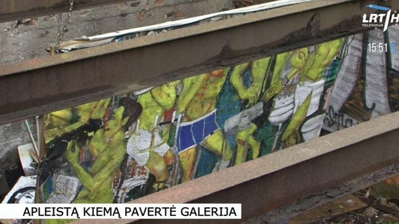 Apleistą daugiabučio kiemą pavertė meno ir bendravimo erdve