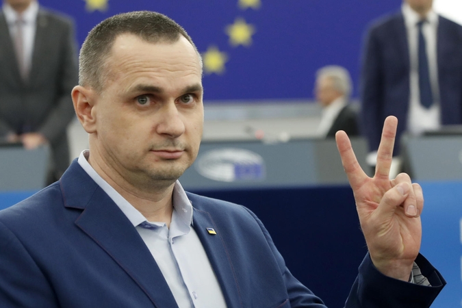 Kalintas Ukrainos kino kūrėjas atsiėmė Sacharovo premiją