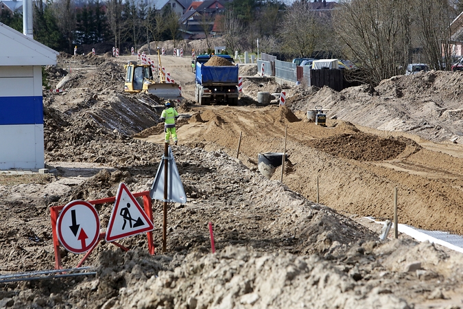 Klemiškės gatvės remonto darbai lenkia terminus