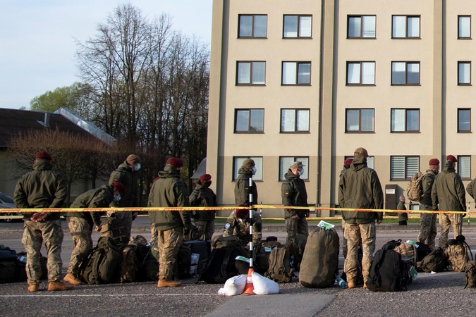 Lietuvos kariai grįžo iš tarptautinės operacijos Malyje