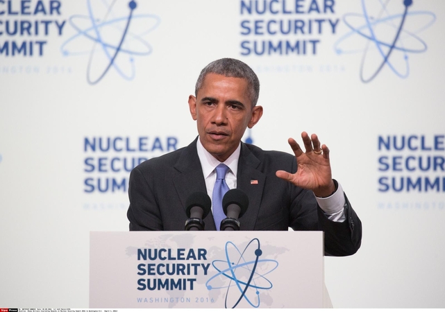 B. Obama perspėja dėl branduolinio terorizmo grėsmės