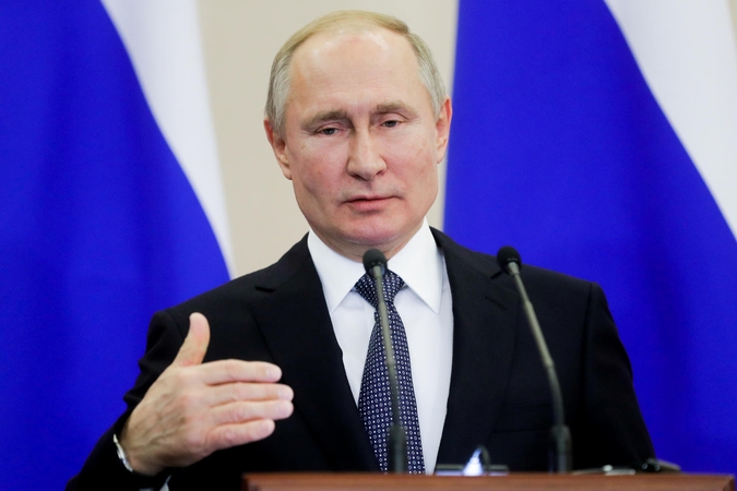 V. Putinas pasmerkė kaltinimus SSRS vykdžius agresiją per karą