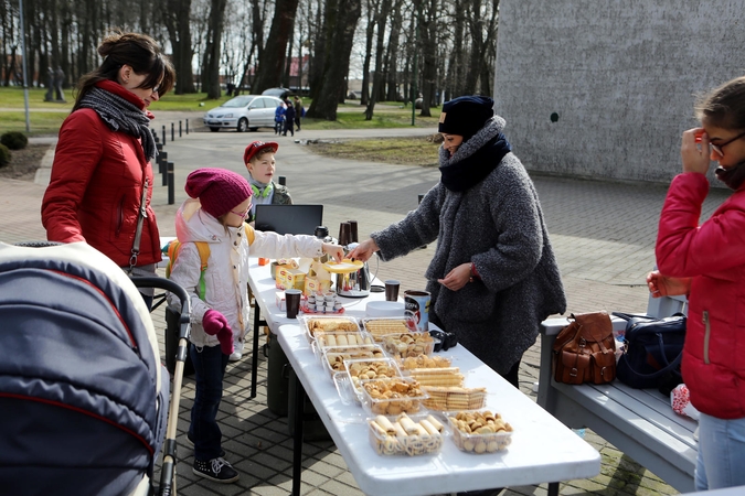 Vynerio arbatėlėje – pavasariškos nuotaikos