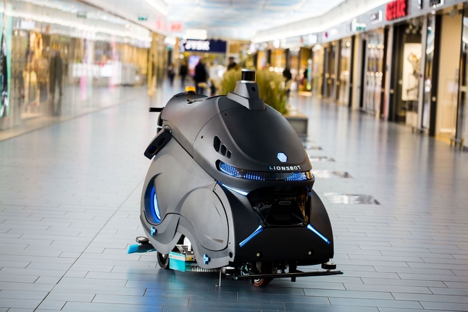 „Megos“ švara rūpinasi vienintelis Baltijos šalyse autonominis robotas