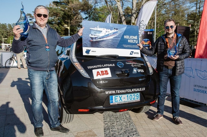 Antrojo elektromobilių maratono nugalėtojai finišavo pasiekę naują rekordą