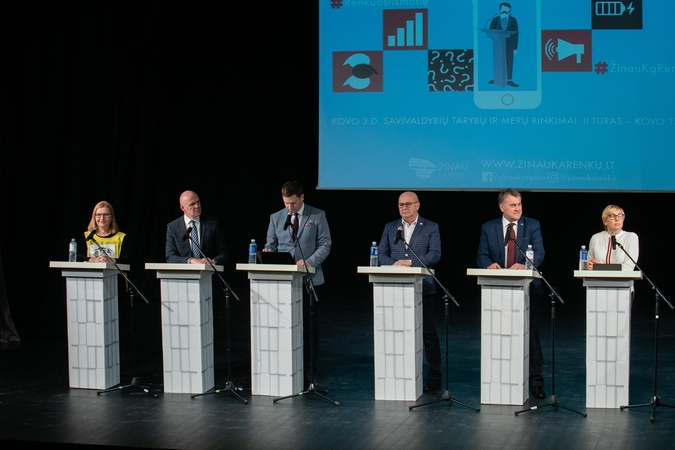 Kandidatų į Kauno miesto merus debatai