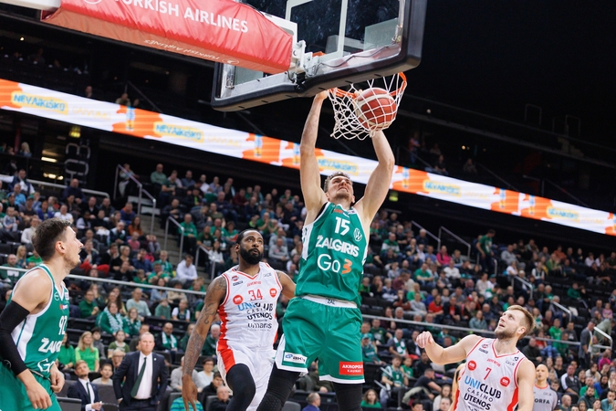 Po pertraukos dominavęs „Žalgiris“ susitvarkė su svečiais iš Utenos 
