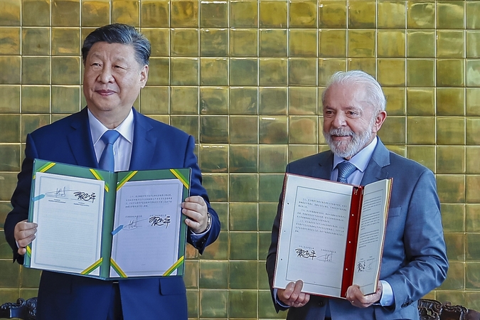 Xi Jinpingas ir Luizas Inacio Lula da Silva