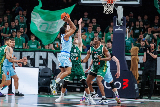 „Betsafe-LKL“ pusfinalis: Kauno „Žalgiris“ – Jonavos „CBet“ 73:61