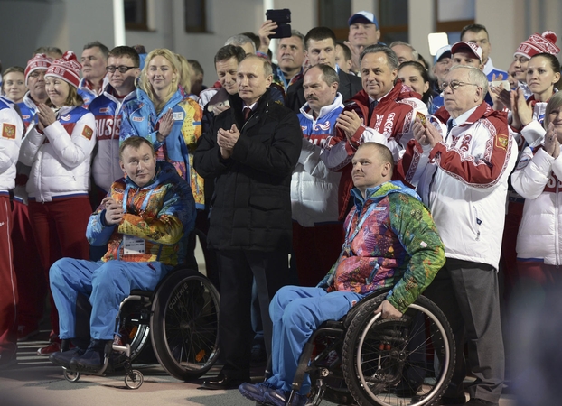 Parolimpinės žaidynės „atvėsins“ Ukrainos įtampą, tikisi V. Putinas