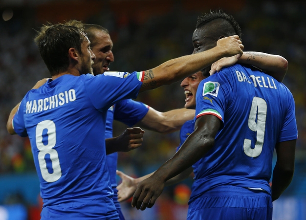 Italijos futbolo rinktinė po atkaklios kovos palaužė anglus
