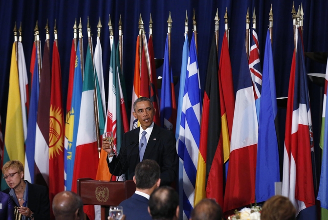 B. Obama smerkia Rusijos agresiją Europoje