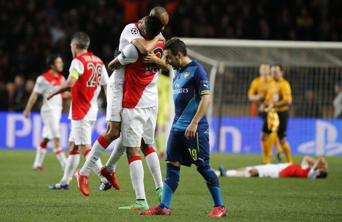 "Arsenal" klubui iki sėkmės pritrūko vieno įvarčio, "Atletico" žengė į ketvirtfinalį 