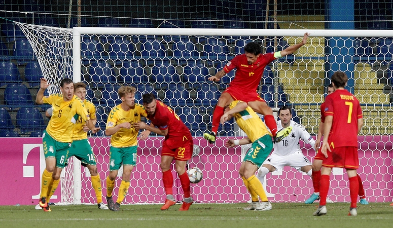 Lietuvos futbolininkai Tautų lygoje patyrė antrąją nesėkmę