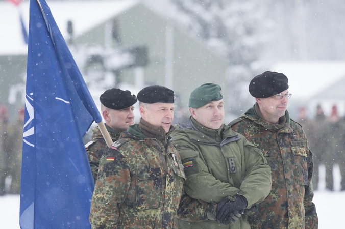 Rukloje paminėtos antrosios NATO priešakinių pajėgų bataliono metinės