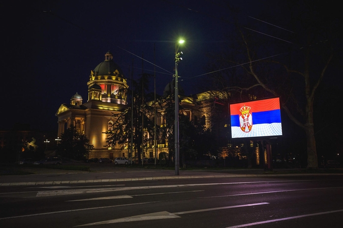 Serbijoje griežtinamas komendanto valandos režimas