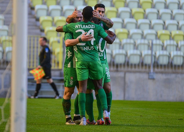 "Žalgirio" futbolininkai Gdanske sužaidė lygiosiomis su "Lechia"