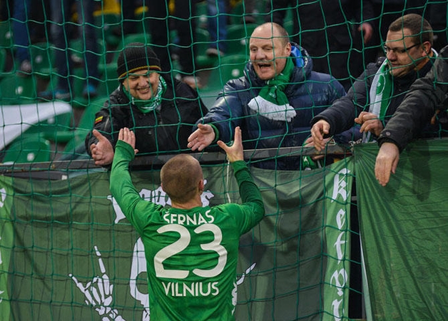 Geriausias "SMScredit.lt A lygos" ketvirtojo rato futbolininkas - D. Šernas