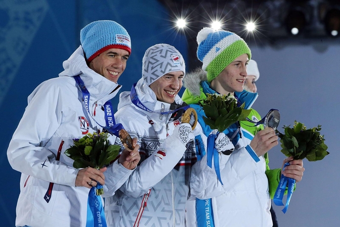 Žiemos olimpinių žaidynių Sočyje medalius iškovojo jau devyniolikos valstybių atletai