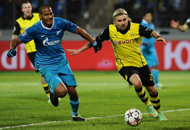 UEFA Čempionų lyga: Dortmundo "Borussia" svečiuose patiesė "Zenit" komandą