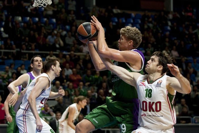 M. Kuzminskas žaidė rezultatyviai, bet "Unicaja" neprilygo Krasnodaro klubui