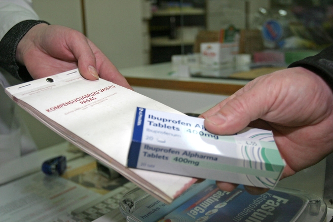 Išlaidos vaistams kompensuoti išaugo 100 mln. litų