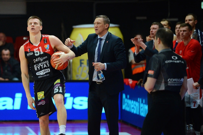 „Lietuvos ryto“ komanda daugiau nei mėnesiui neteko A. Butkevičiaus