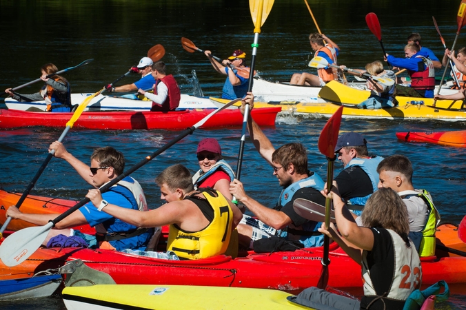 Vilniaus regata visiems pakėlė nuotaiką